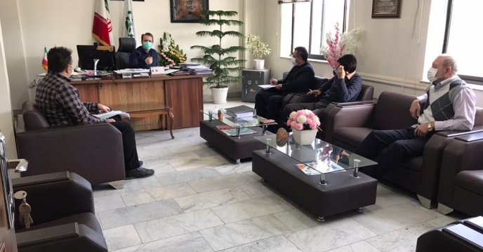 جلسه  مدیر با معاونت اداری مالی و همکاران امور مالی استان آذربایجان غربی