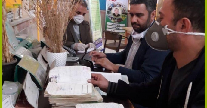  بازدید از نحوه توزیع کود شیمیایی در سرخنکلاته شهرستان گرگان گلستان