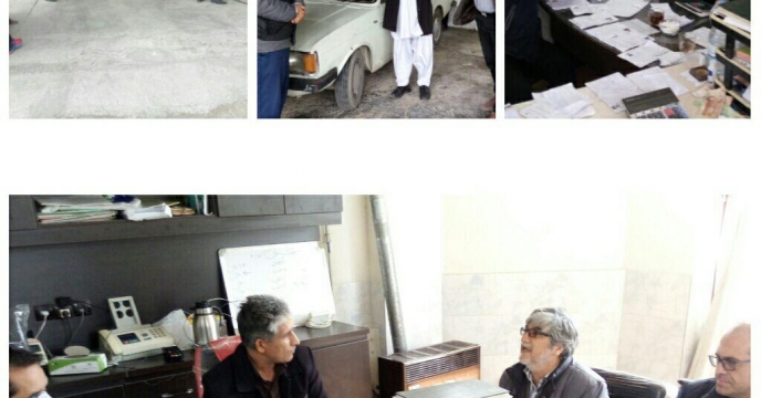  بازدید از نحوه توزیع کود شینمیایی ازکارگزاری شهرستان  بندر ترکمن گلستان