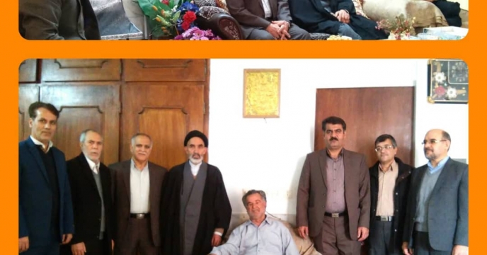 دیدار مدیر شرکت خدمات حمایتی کشاورزی خراسان رضوی با جانبازان جهادگر شهرستان سبزوار