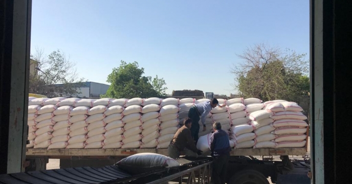 توزیع کود شیمیایی شهرستان خوشاب، استان خراسان رضوی