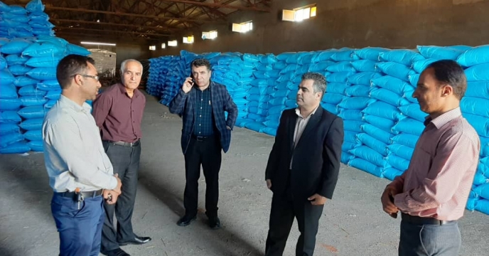 بازدید مدیریت و حراست شعبه اردبیل از انبار کارگزاریها 