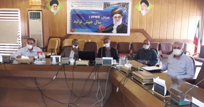 برگزاری جلسه ویدئوکنفرانس با حضور رياست سازمان ، معاونین ، مدیران شرکت های تابعه  و سایر مدعوین با مدیریت جهاد کشاورزی شهرستانها