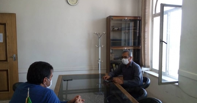 بازدید مدیر شرکت خدمات حمایتی کشاورزی استان اصفهان از کارگزاران شهرستان فریدن