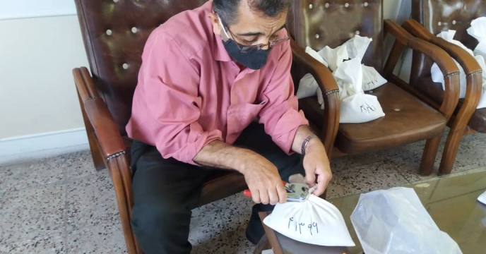 ارسال نمونه گندم از مزرعه طرح پایلوت تغذیه گیاهی ، استان خراسان رضوی