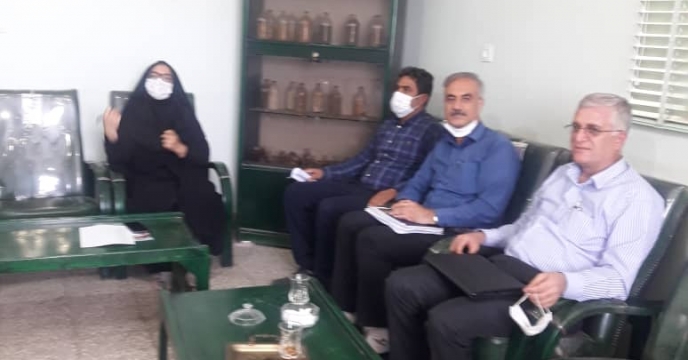 بازدید کارگروه پایش استان اصفهان از کارگزاری های شهرستان اردستان استان  اصفهان