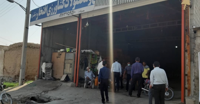 بازدید گروه نظارت عاليه از فروشندگان خارج از شبکه شهرستان دشتستان