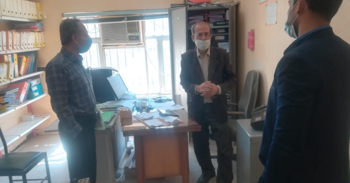 بازدید کارشناس حسابرسی و بازرسی شرکت خدمات حمایتی کشور از کارگزاری شهر خورموج