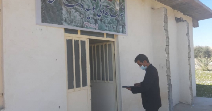 بازدید کار گروه پایش و نظارت از انبار کارگزاری روستای طلحه شهرستان دشتستان