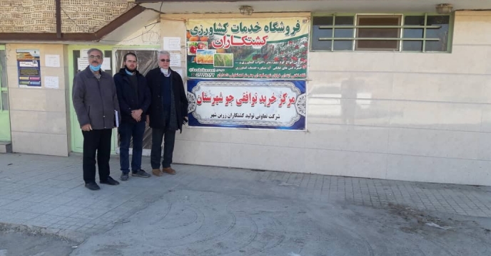 بازدید کارگروه پایش نهاده های کشاورزی از کارگزاران شهرستان زرین شهر