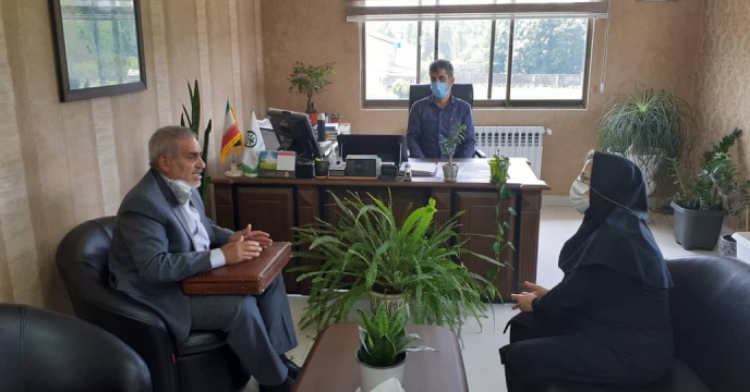 "ملاقات مدیرعامل شرکت حفاظتی درخشش مهر ایرانیان با مدیر شرکت خدمات حمایتی کشاورزی استان گیلان"