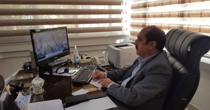 شرکت در جلسه وبینار آموزشی ارتقای سلامت اداری