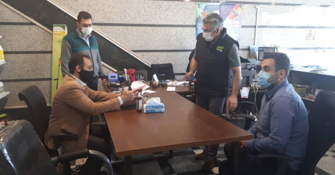 بازدید کارگروه پایش شرکت از کارگزاری زرین در شهرستان ساوجبلاغ