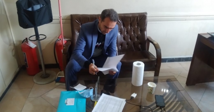 حضور کارشناسان در صندوق حمایت از توسعه بخش کشاورزی ورامین