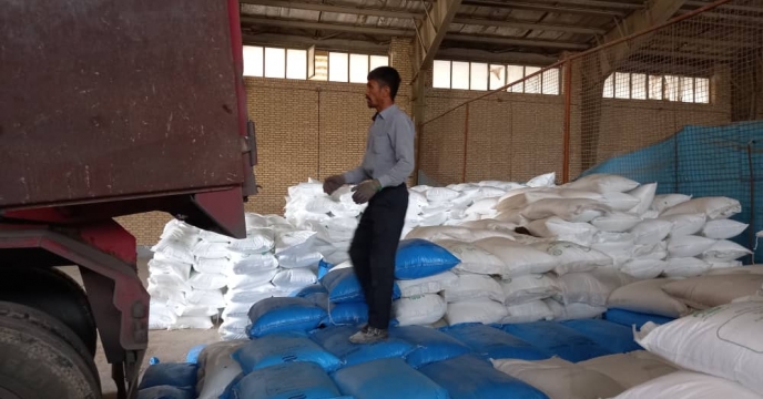 تامین مقدار 9776 تن انواع نهاده کشاورزی (ازته ، فسفاته ، پتاسه ) برای توزیع درشهرستان ری طی سال 1403