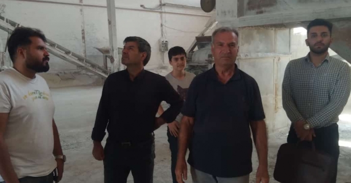 بازدیدکارشناسان فنی  از کارخانه تولید کود شیمیایی میهن زاج