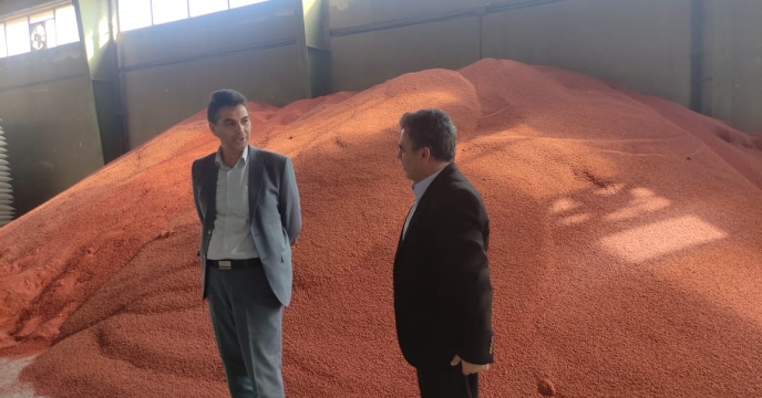 بازدید عضو هیئت مدیره و معاون بازرگانی شرکت از انبار استان اردبیل