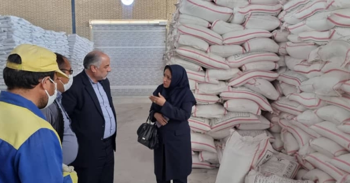 بازدید مدیر شرکت خدمات حمایتی کشاورزی خراسان جنوبی از مجتمع انبارها