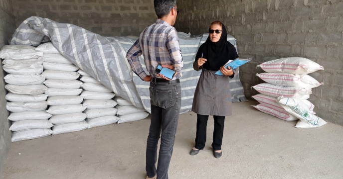 بازدید از انبار کارگزاران شهرستان تکاب (9 مرداد 1402)