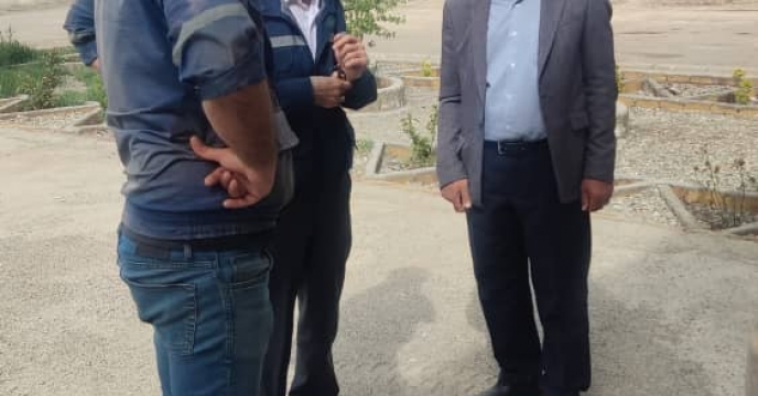 بازدید مسئول بازرگانی شرکت خدمات حمایتی کشاورزی استان آذربایجان غربی از کارخانه پتروشیمی ارومیه