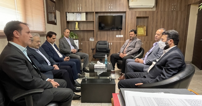 بازدید دکتر قنبری ریاست و معاونین سازمان جهاد کشاورزی از شرکت خدمات حمایتی کشاورزی خراسان رضوی