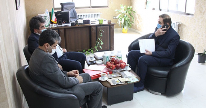 دیدار رئیس تعاون روستایی با سرپرست شرکت خدمات حمایتی کشاورزی استان گیلان