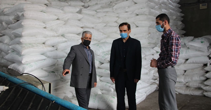 بازدید سرپرست شرکت خدمات حمایتی کشاورزی استان گیلان از انبار ماشین آلات شرکت خدمات خمایتی