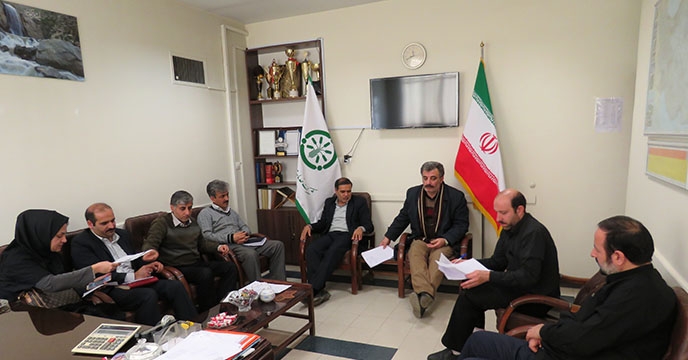 جلسه بررسی درخواست شهرستان نهاوند برای عاملیت توزیع کود شیمیایی شرکت خدمات حمایتی کشاورزی