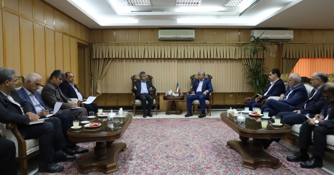 ملاقات علیرضا مهاجر معاون وزیر جهاد کشاورزی در امور زراعت با استاندار گیلان