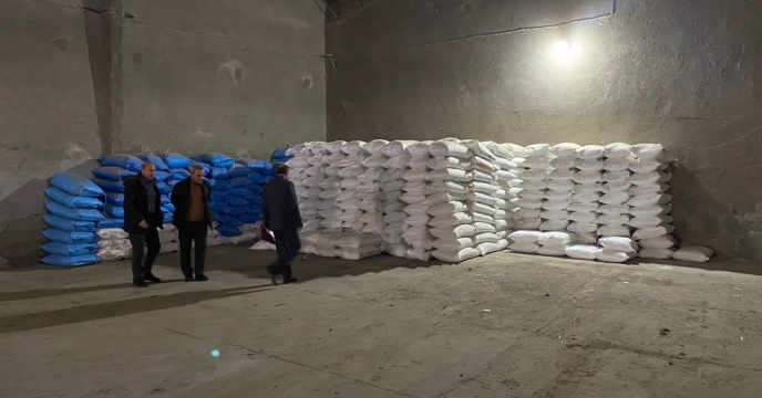 تامین سهمیه کودی کارگزاری قره قشلاق شهرستان کوثر  در دی ماه 1404