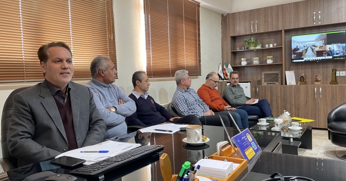 حضور مدیر و مسئولین مالی و بازرگانی مدیریت استان در وبینار انبارگردانی ستاد