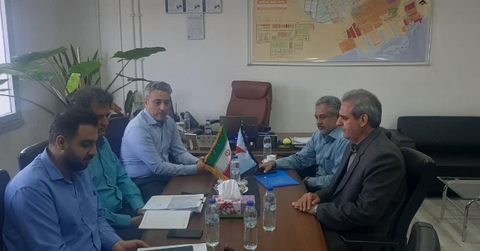 شرکت خدمات حمایتی کشاورزی استان هرمزگان با آریا بنادر ایرانیان جلسه یی برگزاری  کرد