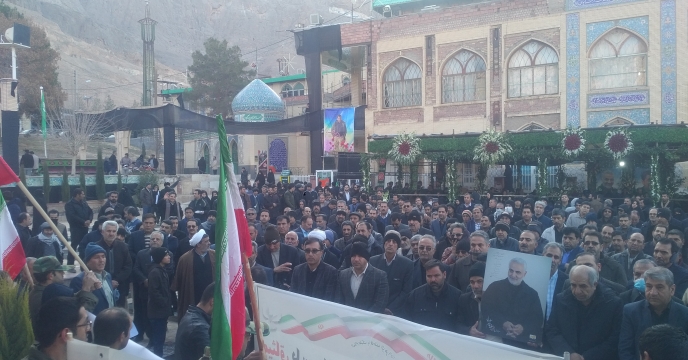 برگزاری مراسم میثاق با سردارشهیدحاج قاسم سلیمانی درکرمان
