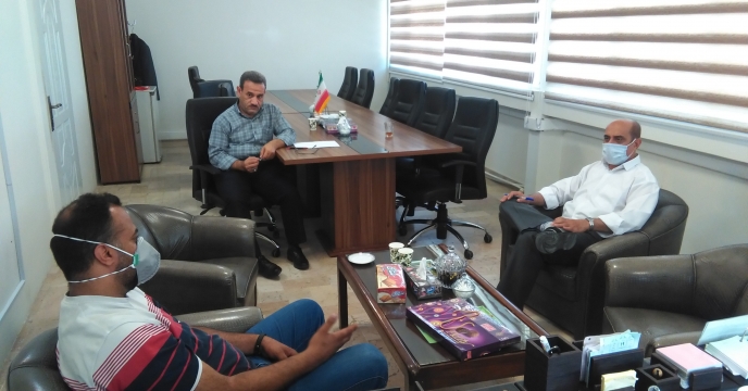 برگزاری جلسه با پیمانکار ساختمانی در استان البرز