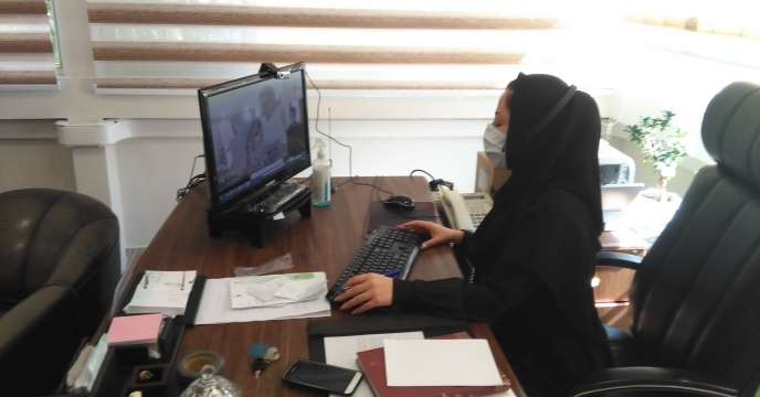 شرکت در جلسه آموزشی ویدئو کنفرانس سامانه پایش کودی