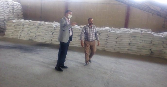 بازدید از انبار سازمانی شرکت خدمات حمایتی استان قم