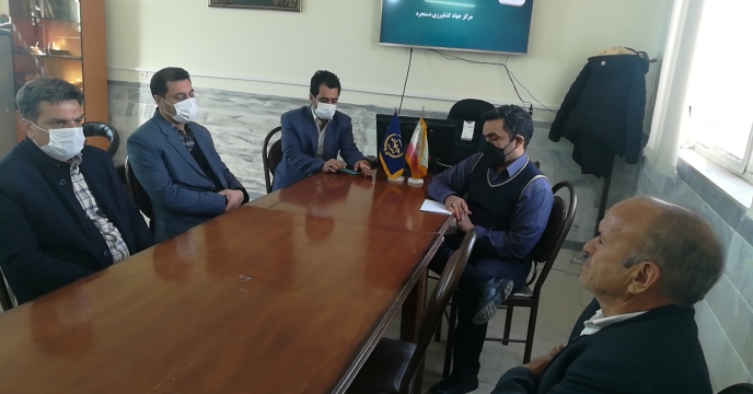 دیدار مدیر شرکت خدمات حمایتی کشاورزی استان قم با مسئولین جهاد کشاورزی شهر دستجرد