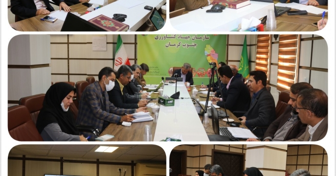برگزاری جلسه کشت قراردادی جنوب کرمان