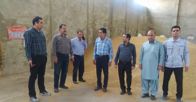 بازدید از انبار ایرانشهر توسط اقای مهندس مسعودی فر 