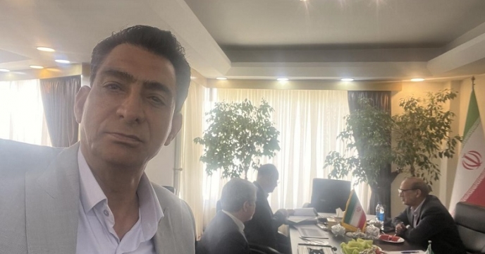 دیدار ریاست سازمان به همراه مهندس ملاشاهی جوان با مدیر عامل محترم 