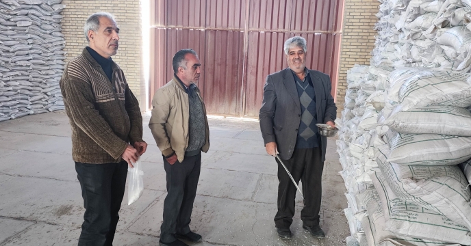 نمونه برداری از پارت 63 کود سولفات پتاسیم گرانوله شرکت صنعت پتاس آسیا