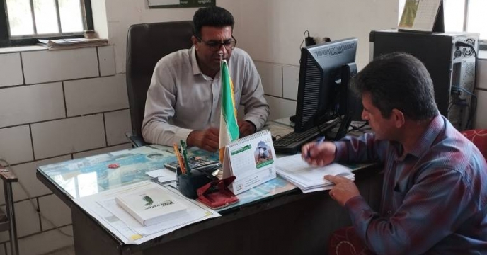 بازدید کارشناسان شرکت خدمات حمایتی کشاورزی از انبار کارگزاران شهرستان فسا 