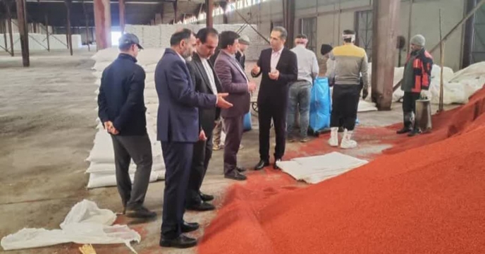 بازدید قائم مقام عضو کمیسیون کشاورزی از مجتمع انبارهای کودی گلستان