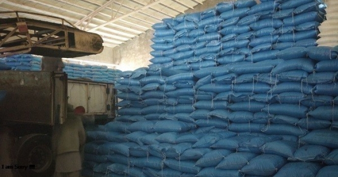 مقدار 1304 تن کودهای کشاورزی در انبارهای سازمانی ذخیره سازی شده است 