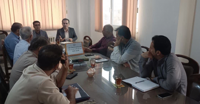 نشست هم‌اندیشی مدیر شرکت خدمات حمایتی کشاورزی استان گلستان  با  مدیریت جهاد کشاورزی شهرستان رامیان