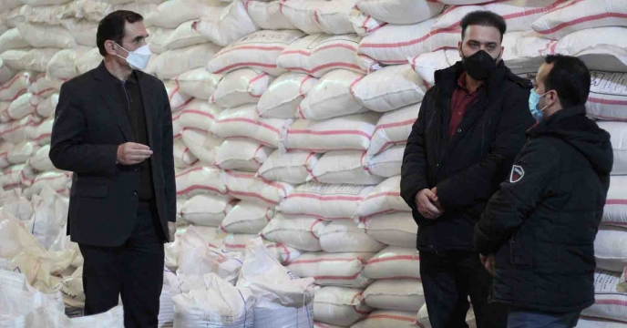 بازدید سرپرست شرکت خدمات حمایتی کشاورزی استان گیلان از انبار استراتژیک کود استان گیلان