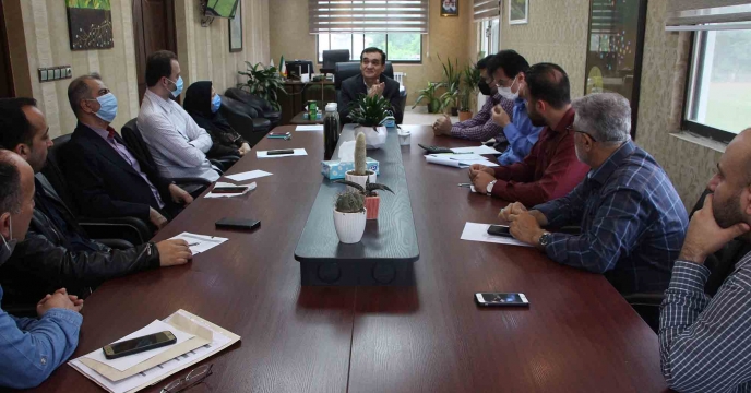 جلسه برنامه ریزی مناقصات حمل و نقل درون استانی شرکت خدمات حمایتی کشاورزی استان گیلان