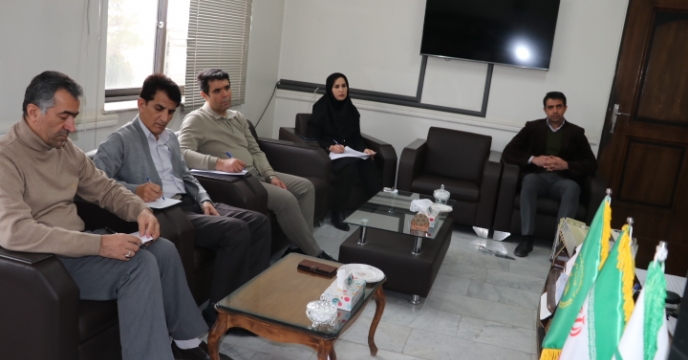 برنامه ریزی و هماهنگی اعضای ستاد گرامیداشت دهه فجر در شرکت خدمات حمایتی کشاورزی استان آذربایجان غربی