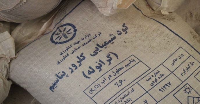 توزیع کودکشاورزی کلرورپتاسیم گرانوله در  اردیبهشت ماه شرکت خدمات حمایتی کشاورزی استان گیلان