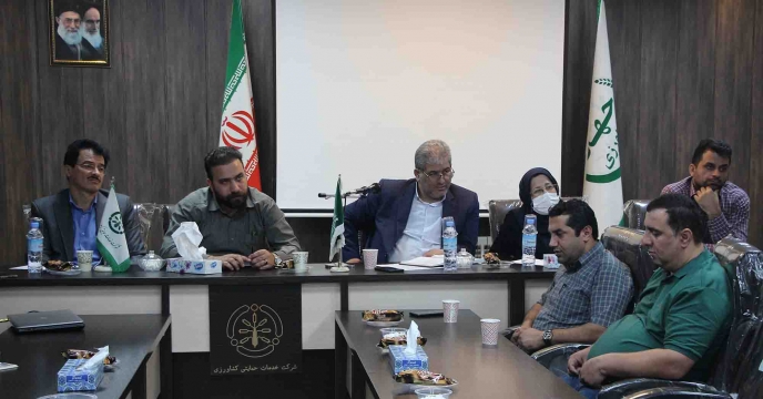 اولین نشست صمیمانه مهندس حسن همتی  با بخشی از کارگزاران شرکت خدمات حمایتی کشاورزی استان گیلان